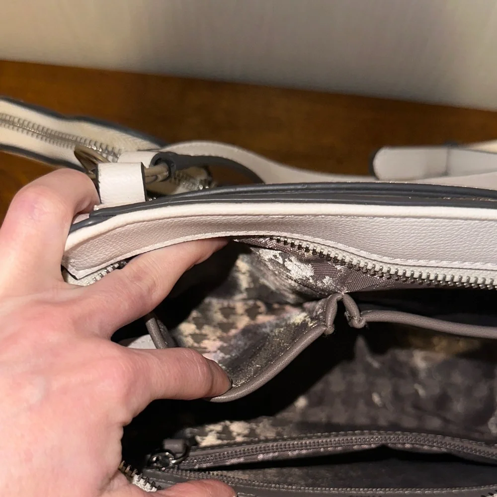 Karl Lagerfeld White Satchel Bag - Picture 11 of 15